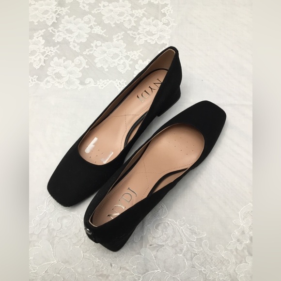 NYDJ Black Ballet Flats Timeless Elegance - Picture 9 of 11